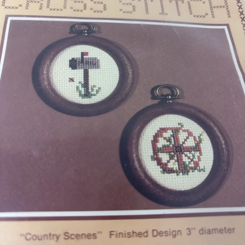 House Of Genoa Counted Cross Stitch Mushrooms & Mailboxes 3